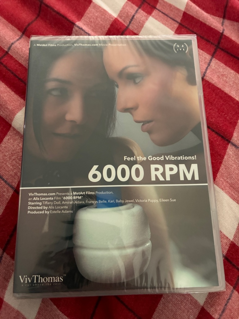 6000 RPM VivThomas DVD — Black & Gray Cover NEW